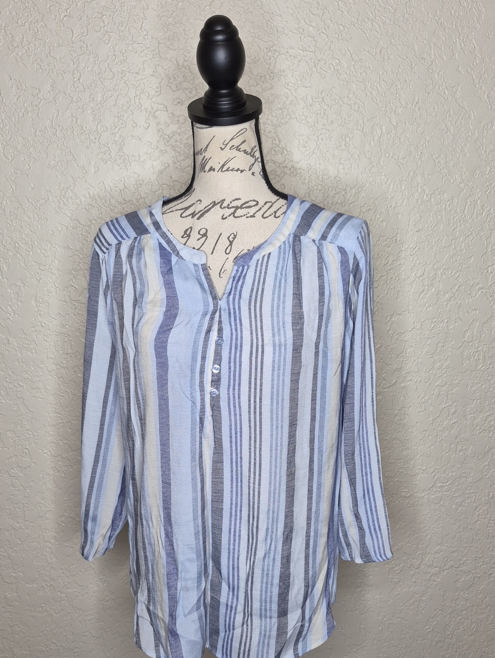 St. John's Bay Striped Top Size L